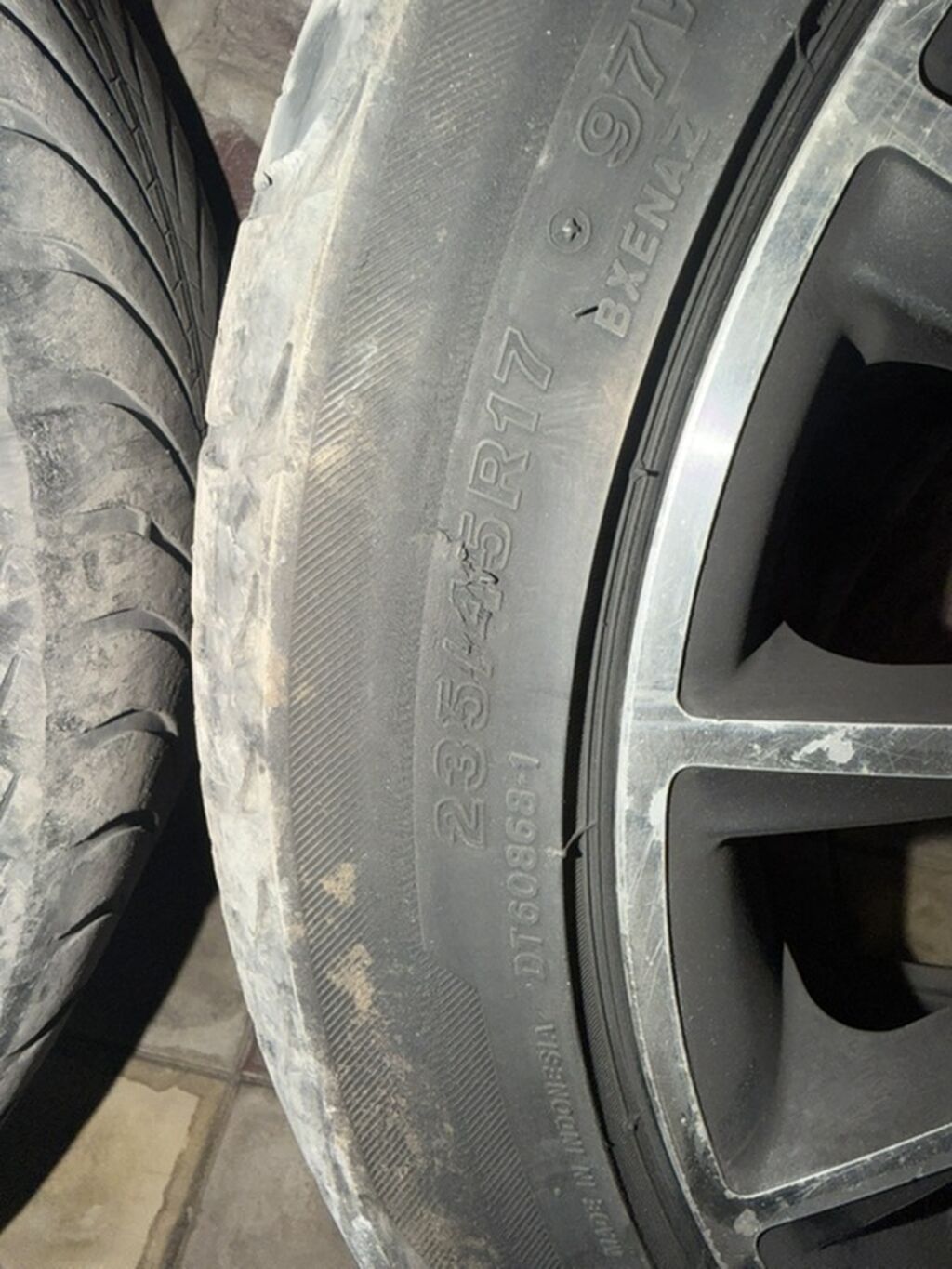 Колеса в сборе 235 / 45 / R 17, Лето, Б/у, Комплект, Легковые, Литые, отверстий - 5: фото 2