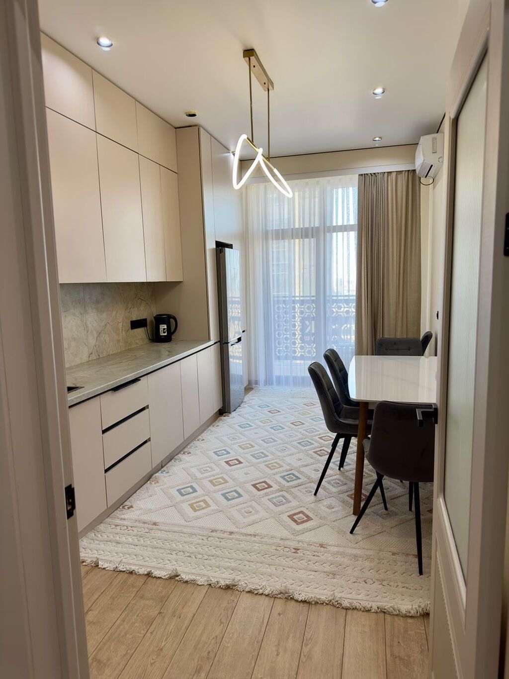 1 комната, 51 м², Асанбай мкр Элитка, 12 этаж, Дизайнерский ремонт: фото 3