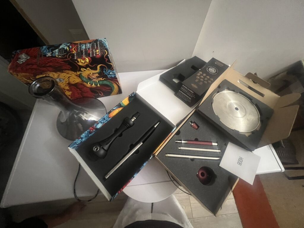 Кальянный набор Hoob + Alpha Hookah (комплектующие) Состав: - Колба: фото 4