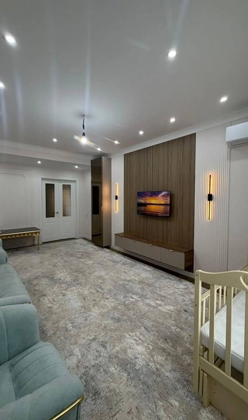 3 комнаты, 105 м², Асанбай мкр Элитка, 11 этаж, Дизайнерский ремонт: фото 4