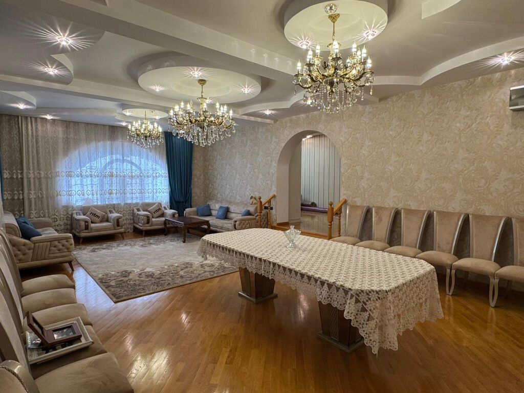 Həzi Aslanov qəs. 7 otaqlı, 400 kv. m, Yeni təmirli