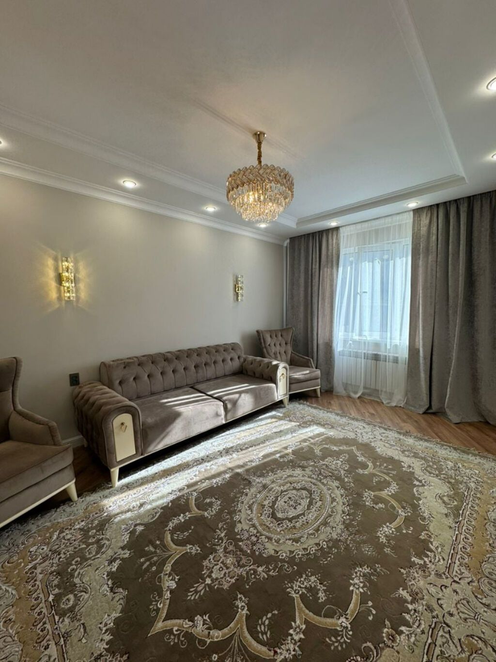 2 комнаты, 60 м², 12 мкр 106 серия улучшенная, 7 этаж, Дизайнерский ремонт: фото 4