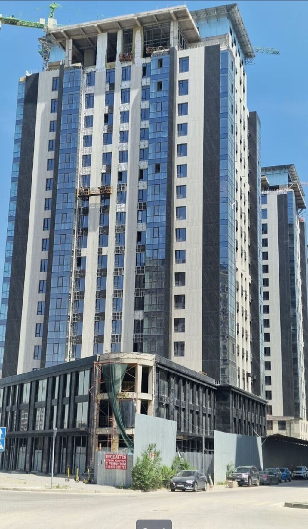 2 комнаты, 86 м², Асанбай мкр Элитка, 7 этаж, ПСО (под самоотделку): фото 3