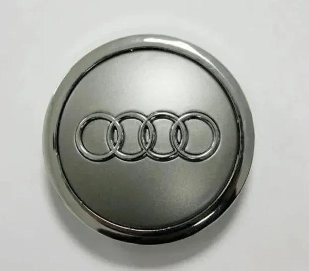 Tuning oprema: Poklopac felne (centralna kapica) – Audi - Dizajn: srebrno-siva