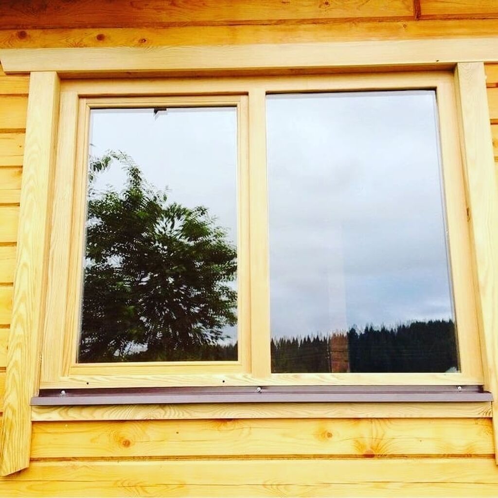 фото окна дачного дома