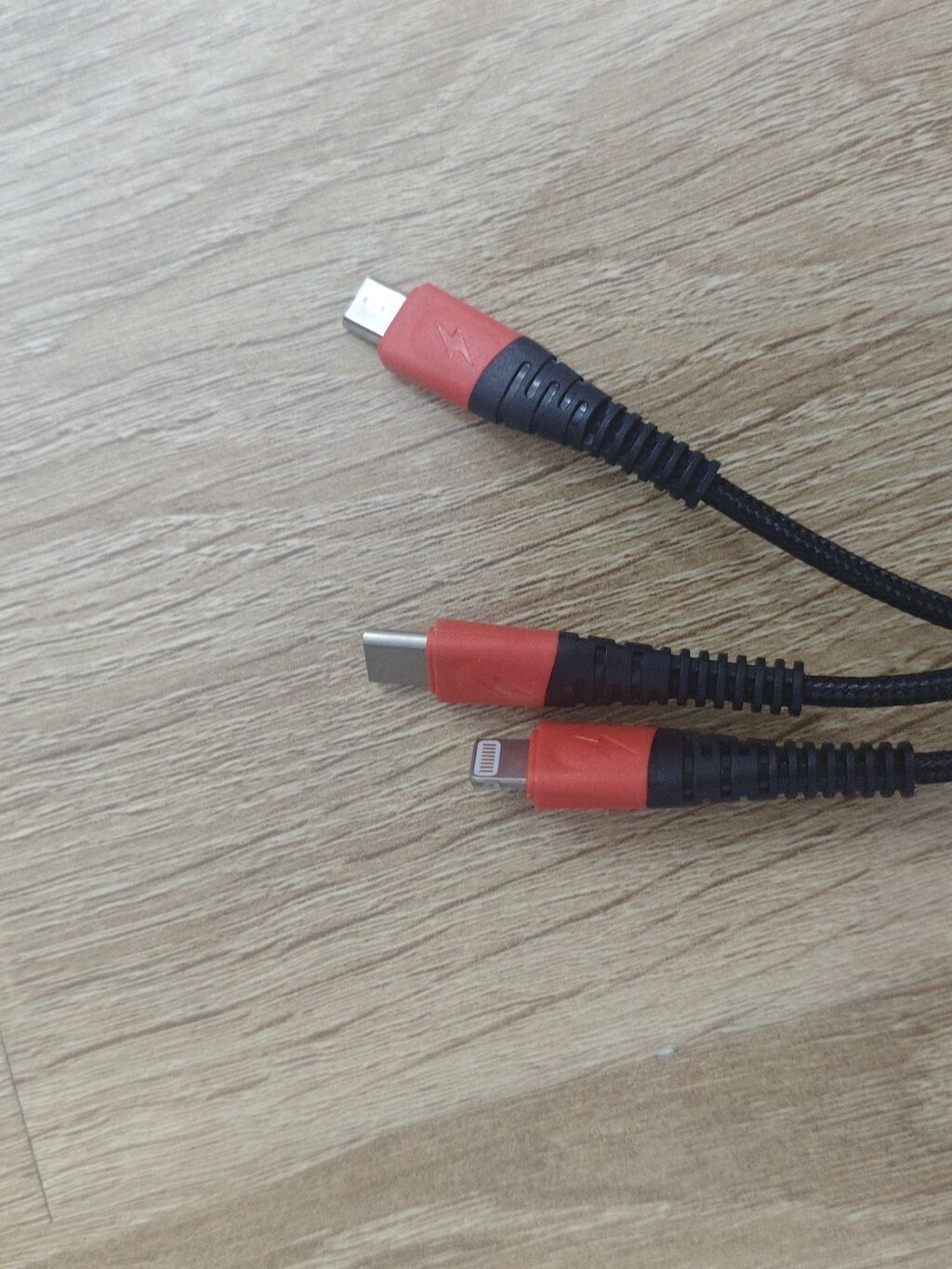 Мультизарядный кабель USB (3-в-1) Розница 50 оптом 25 примерно 170: фото 3