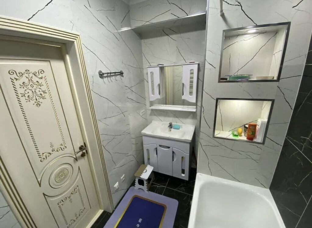 3 комнаты, 95 м², Кок-Жар мкр 1 этаж, Дизайнерский ремонт: фото 5