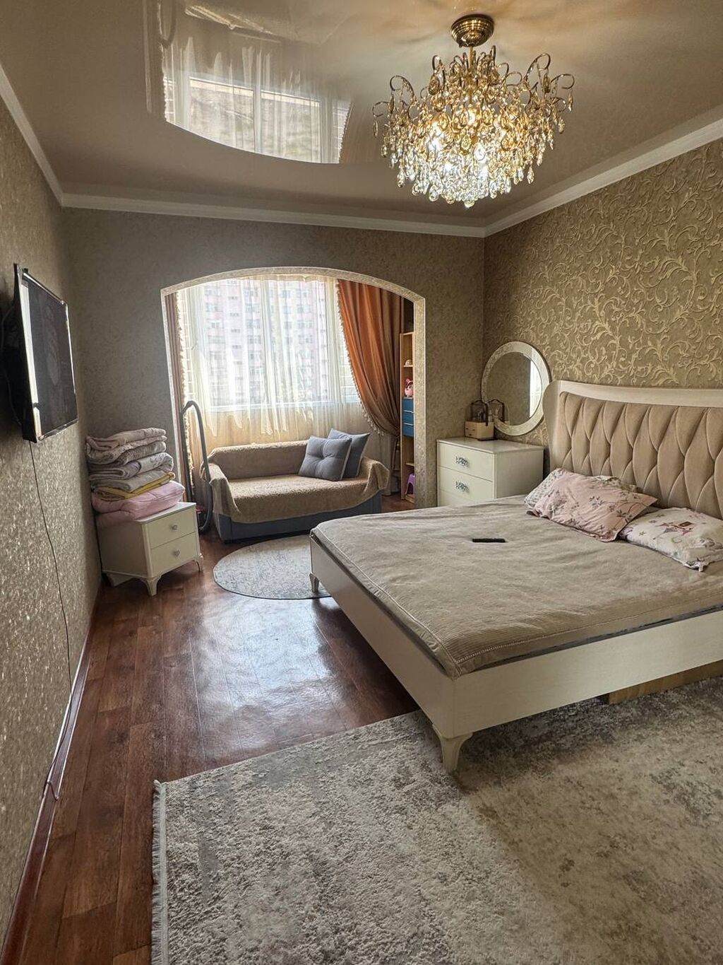 1 комната, 45 м², Улан мкр 106 серия улучшенная, 4 этаж, Дизайнерский ремонт: фото 7