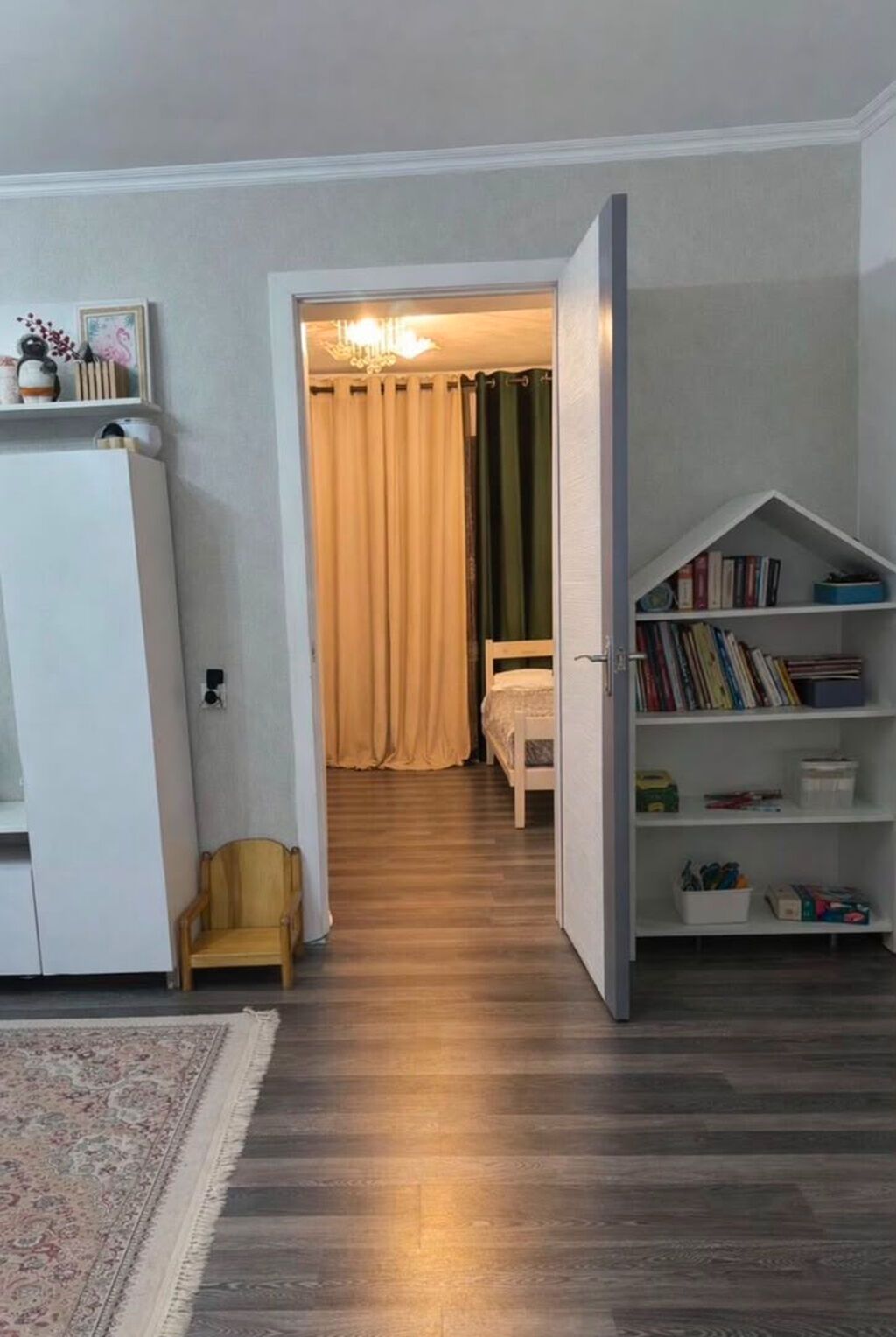 3 комнаты, 52 м², Пишпек Индивидуалка, 1 этаж, Дизайнерский ремонт: фото 4