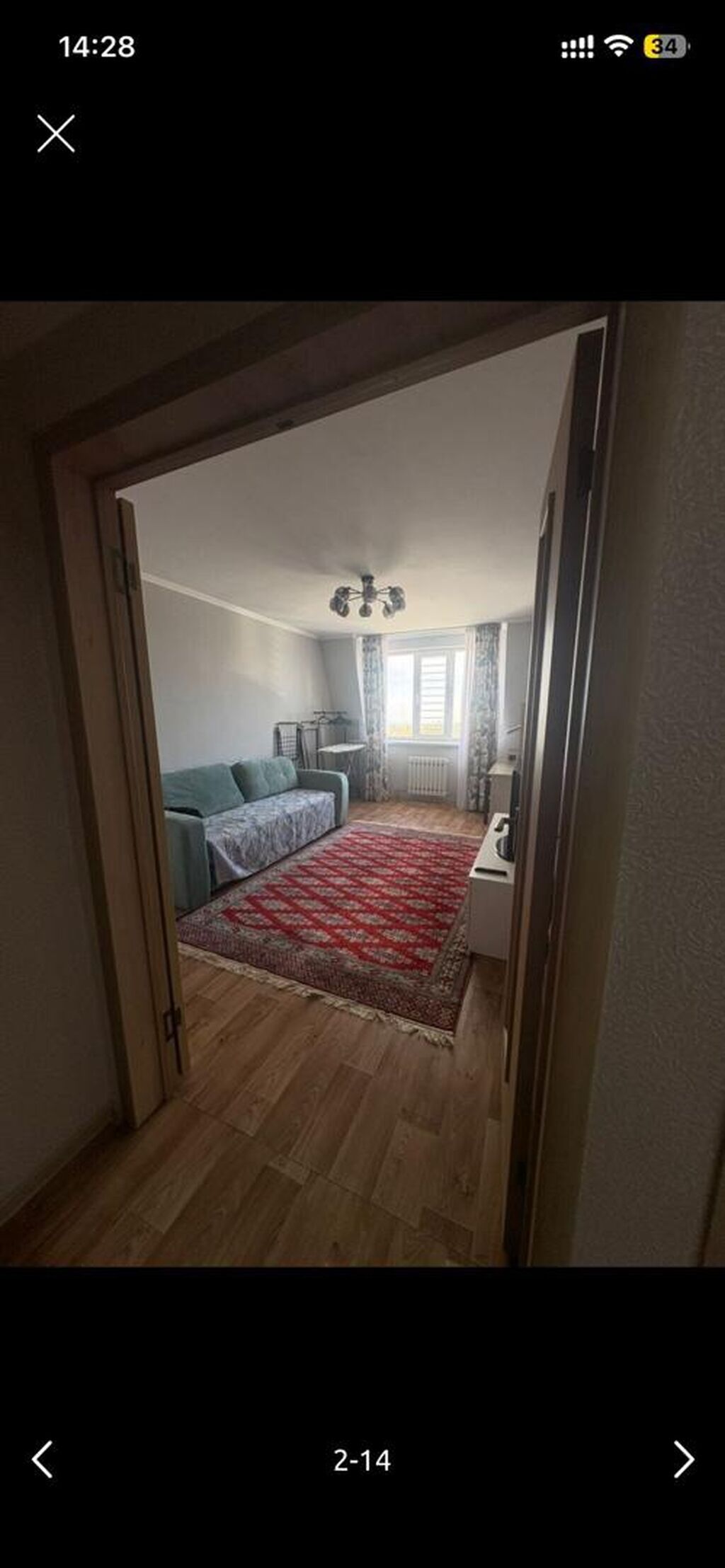2 комнаты, 68 м², 11 мкр Элитка, 10 этаж, Косметический ремонт