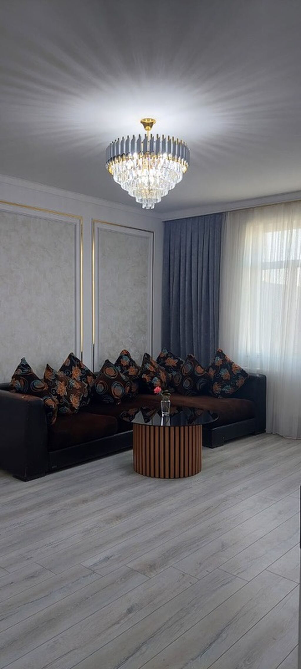 4 otaqlı, 100 kv. m, Yeni təmirli