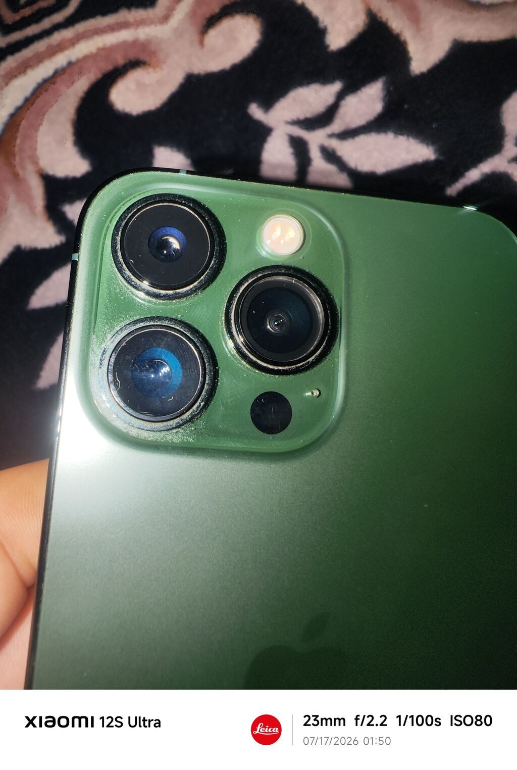 IPhone 13 Pro, Б/у, 256 ГБ, Alpine Green, Зарядное устройство, 75 %: фото 7