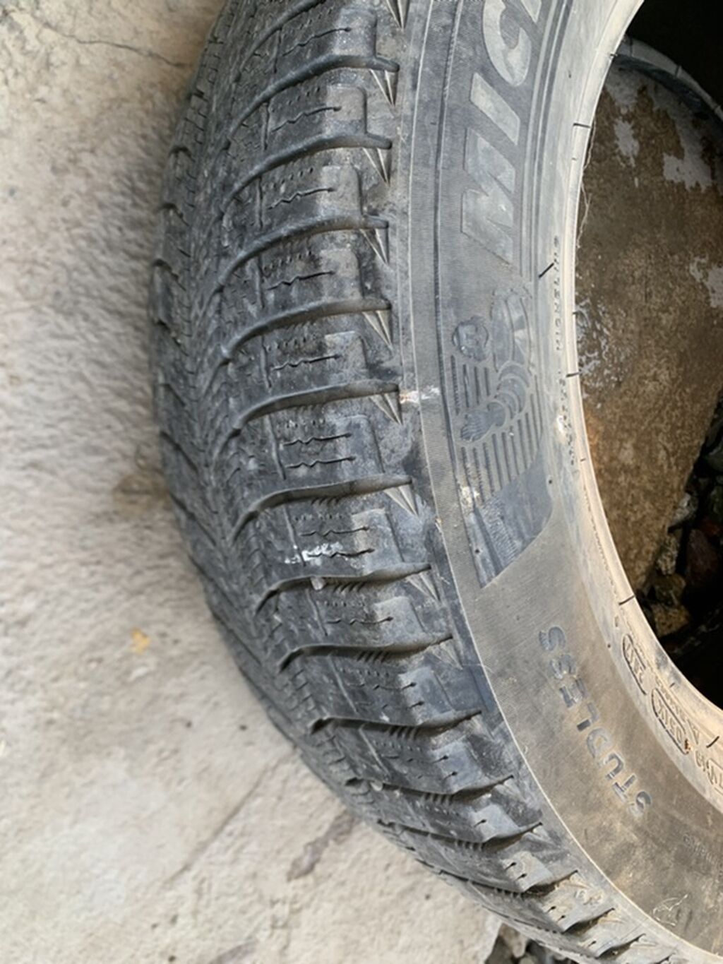 Шины 215 / 60 / R 16, Зима, Б/у, Комплект, Легковые, Michelin: фото 1