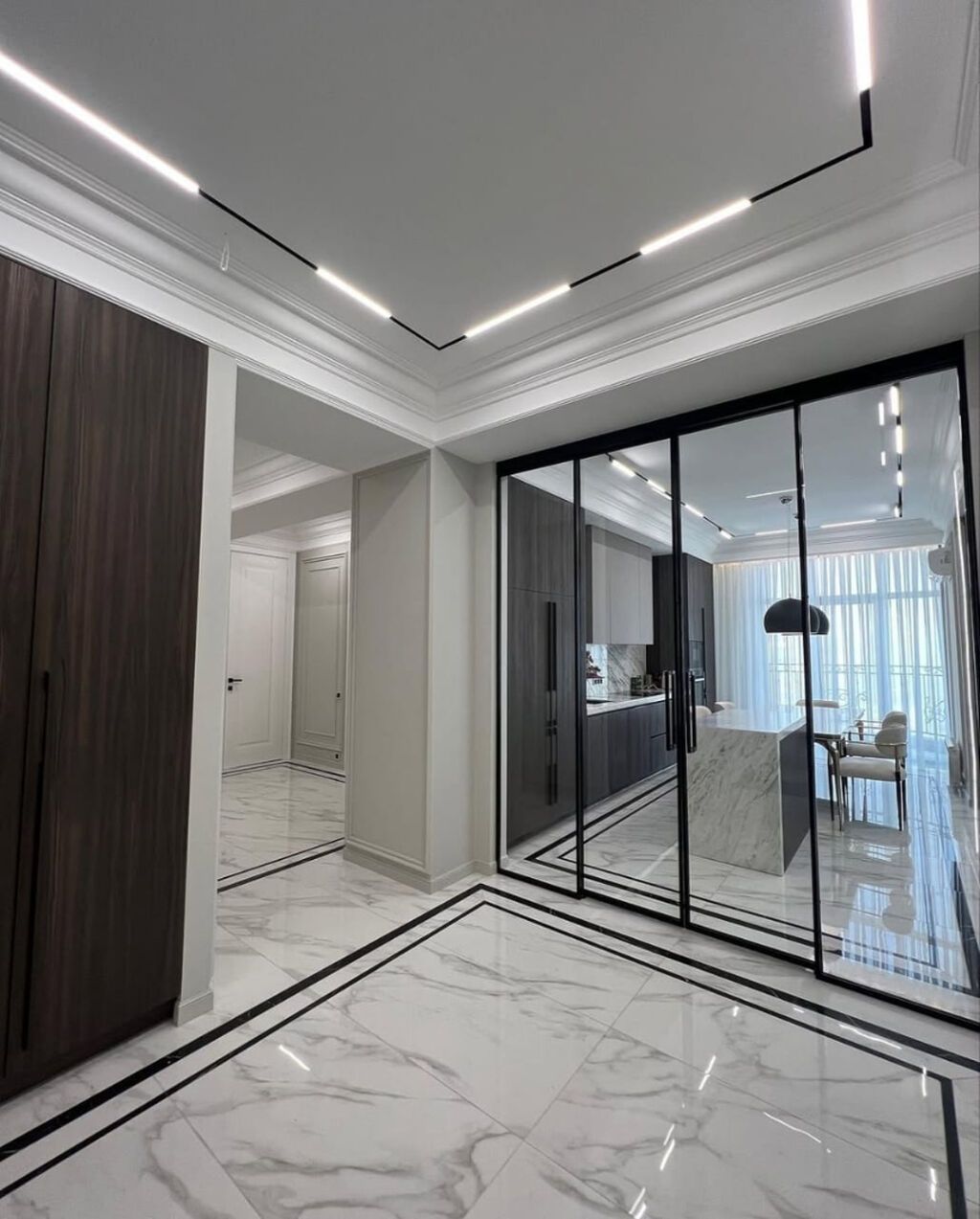 3 комнаты, 136 м², Асанбай мкр Элитка, 11 этаж, Дизайнерский ремонт: фото 4