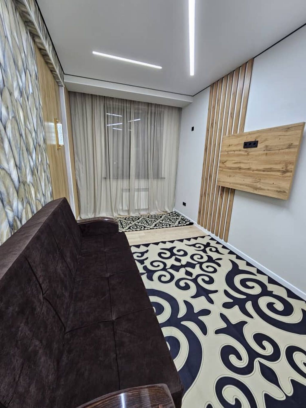1 комната, 40 м², Тунгуч мкр Элитка, 5 этаж, Евроремонт: фото 2