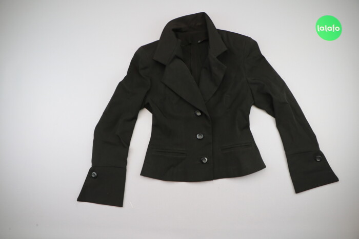 Жіночий однотонний піджак, р. XS Безкоштовно | Оголошення створено 27 Січня 2022 18:14:23: Піджак, XS, візерунок - Однотонний, колір - Чорний