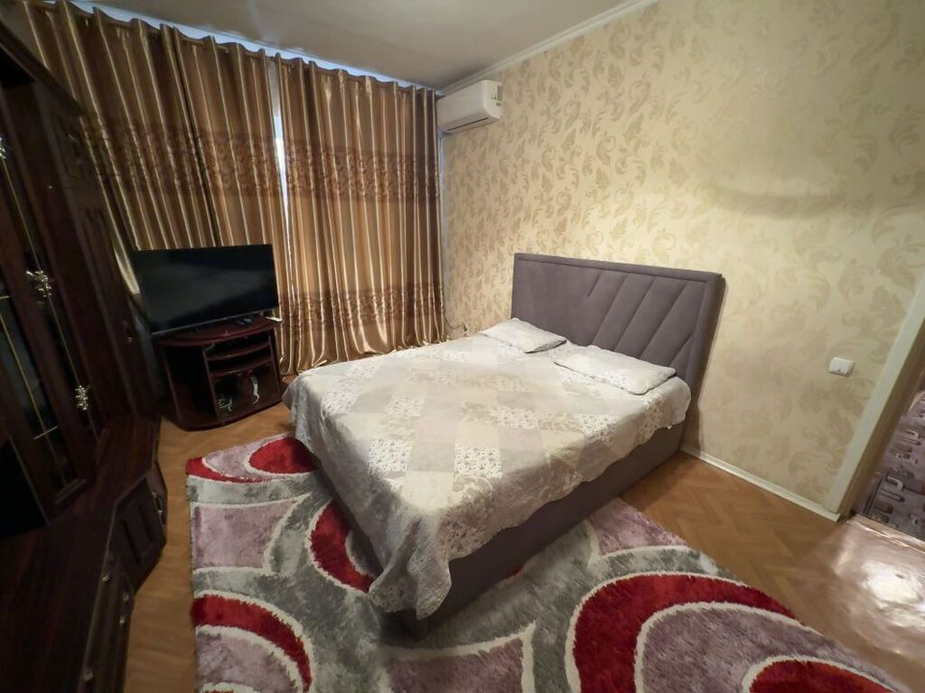 1 комната, Молодая Гвардия, Душевая кабина, Постельное белье, Кондиционер, фото 1