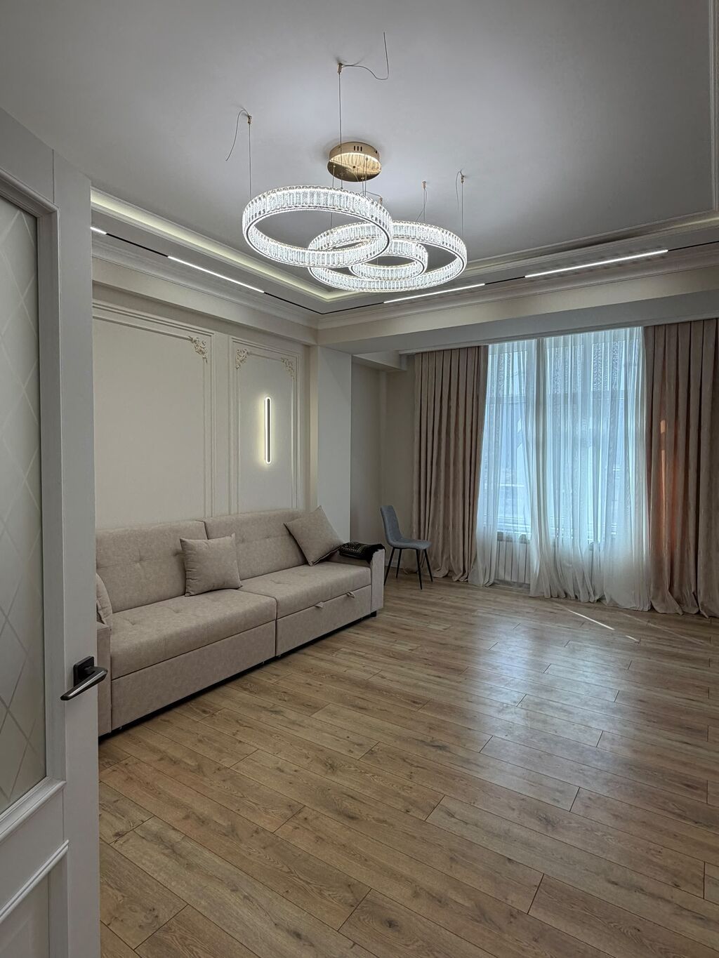 2 комнаты, 74 м², Асанбай мкр Элитка, 5 этаж, Евроремонт: фото 2