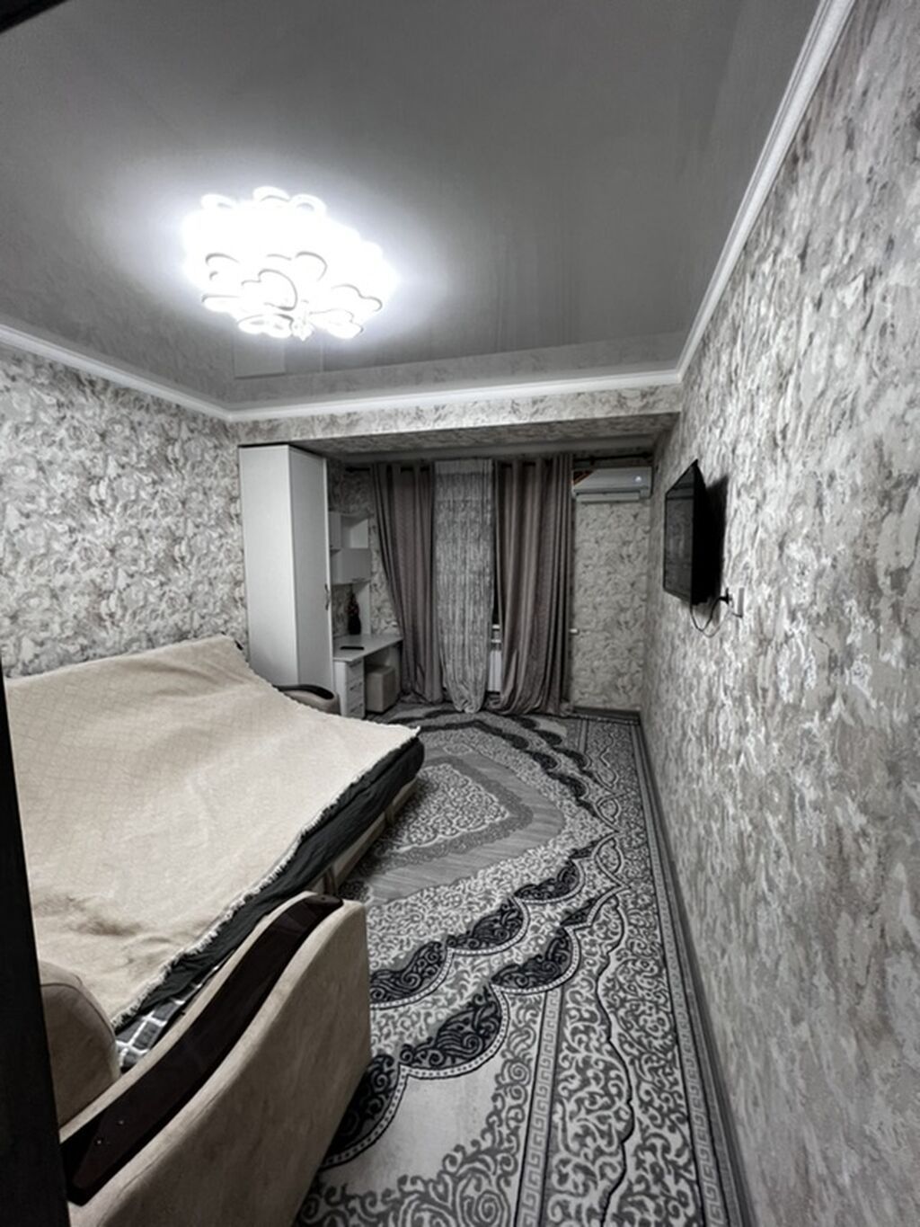 1 комната, 36 м², Асанбай мкр Элитка, 5 этаж, Свежий ремонт: фото 8