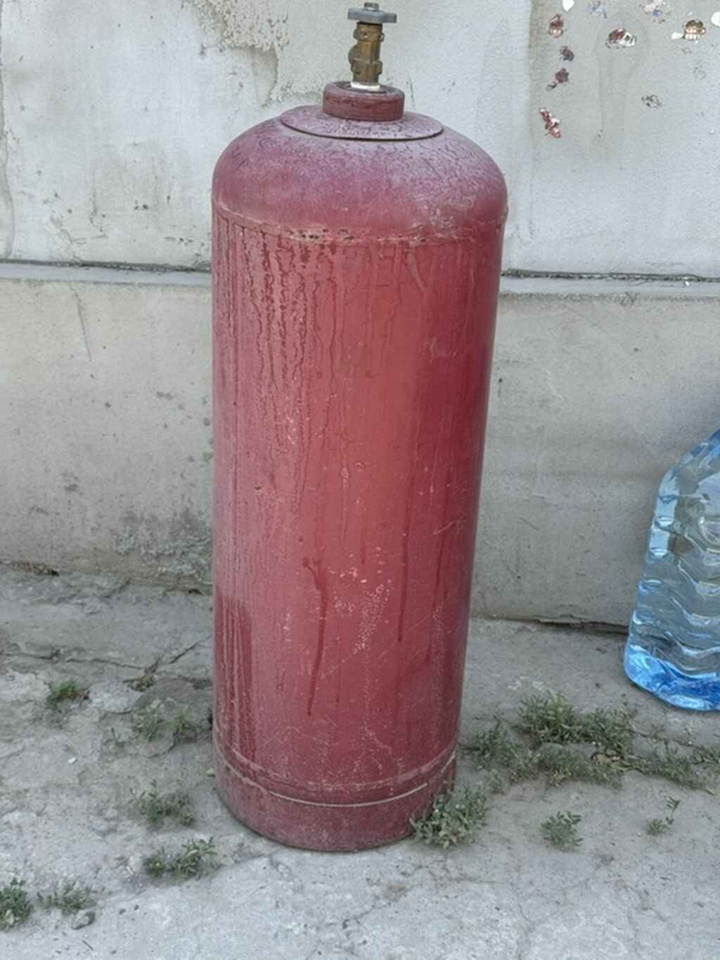 Баллон газовый пропановый (красный, стальной) - Тип: стальной баллон — фото 1