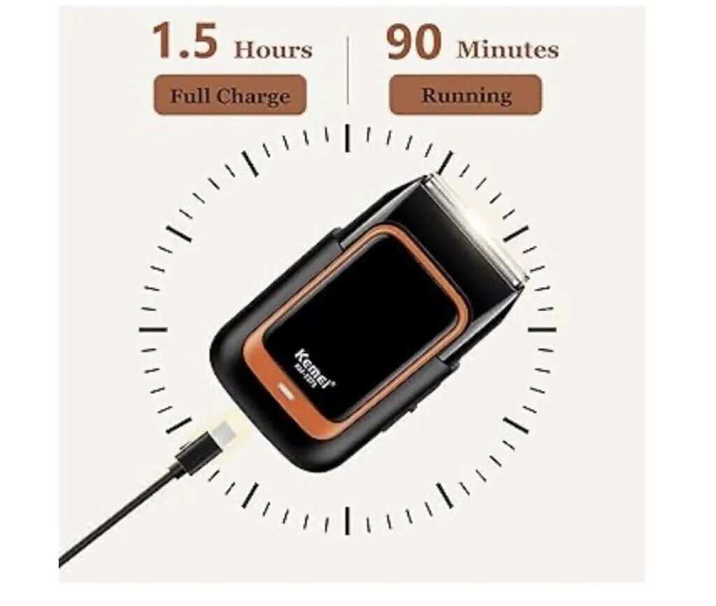 Электробритва Kemei KM-T375 (foil shaver) - Тип: сеточная — фото 4