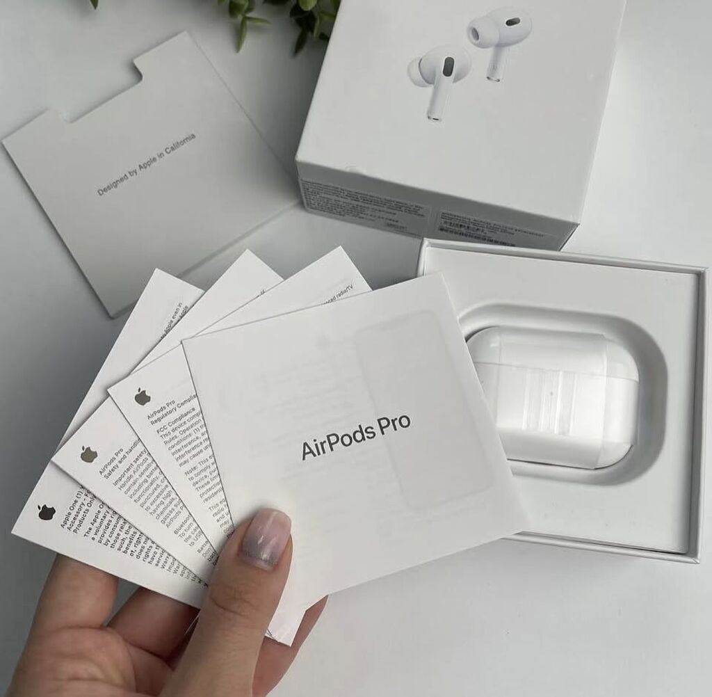 Беспроводные вакуумные наушники, Apple, AirPods Pro 2, Новый: фото 4