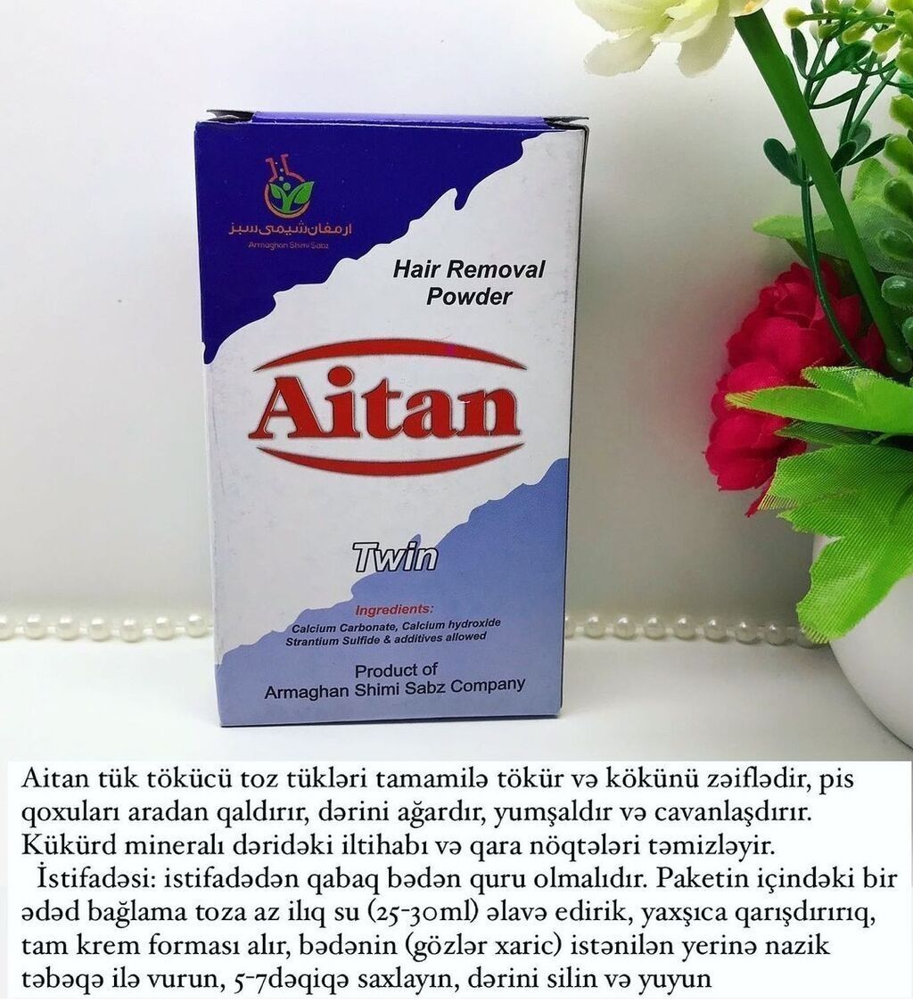 Aitan Tük töken 100 faiz effektivdir 7 AZN Bədənə qulluq Bakı 60068966 ᐈ lalafo.az