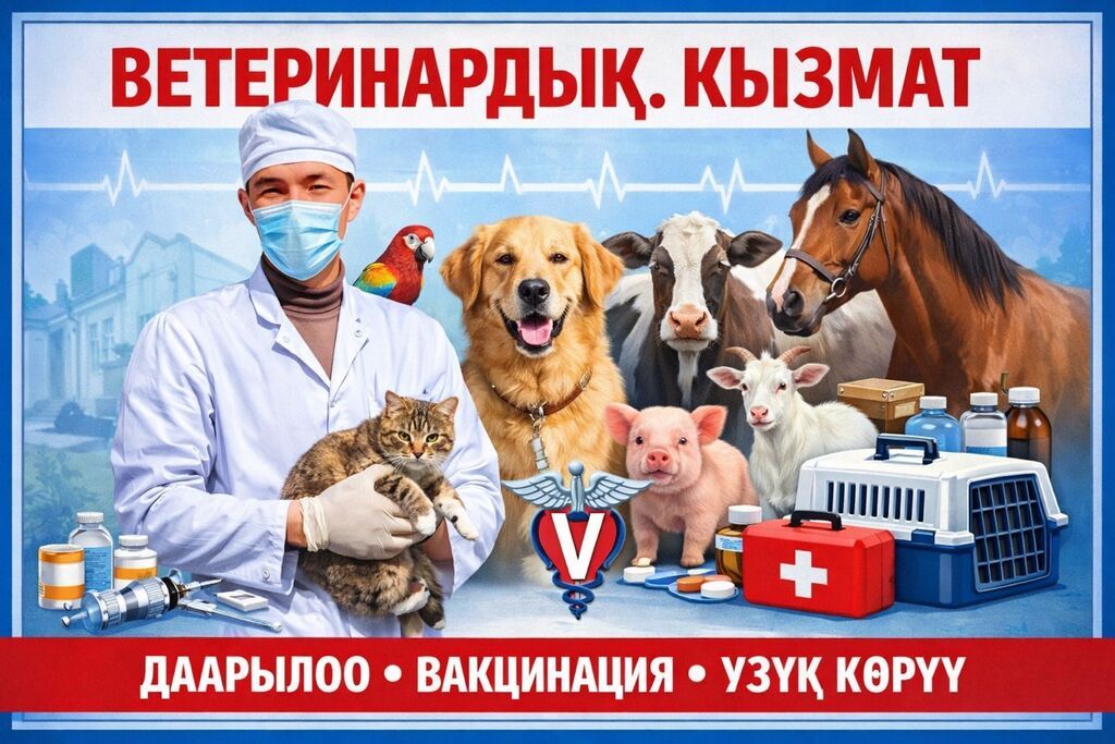 Ветеринарные услуги для домашних и сельскохозяйственных животных. Что