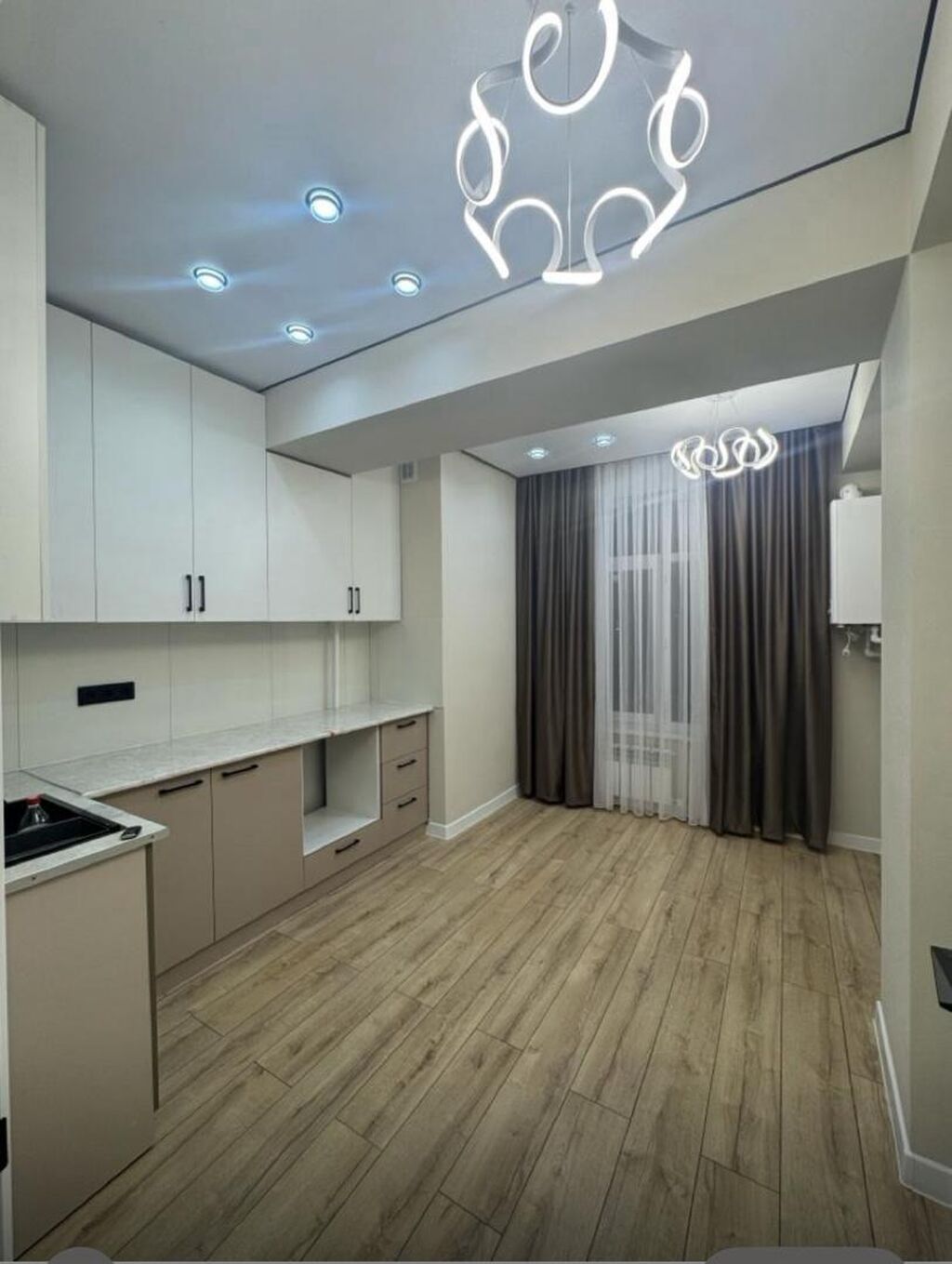 2 комнаты, 69 м², Кок-Жар мкр Элитка, 13 этаж, Дизайнерский ремонт: фото 4