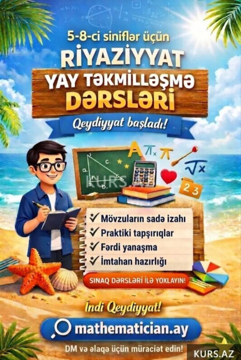5-8-ci siniflər üçün riyaziyyat dərsləri - 2