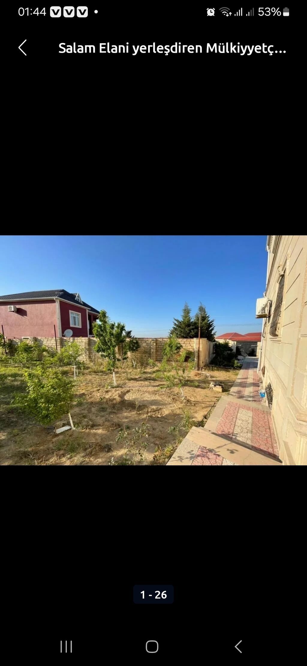 Saray 3 otaqlı, 330 kv. m, Kredit yoxdur, Yeni təmirli