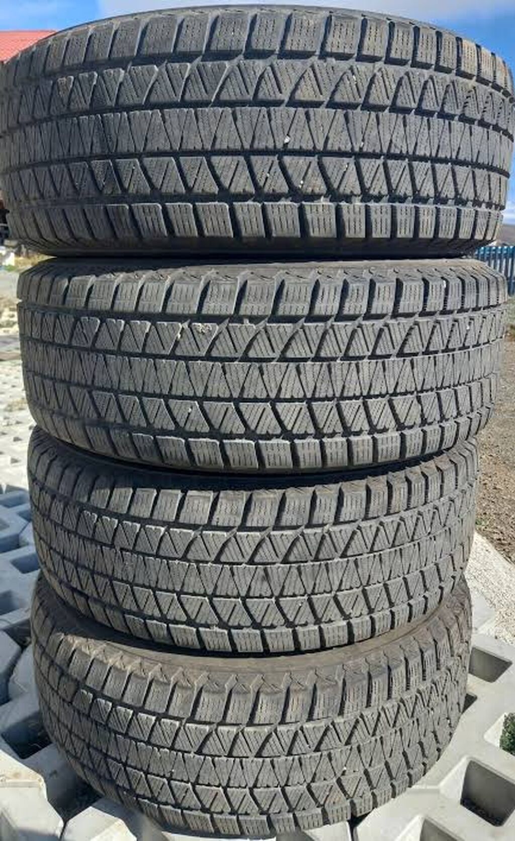 Шины 265 / 65 / R 17, Зима, Б/у, Комплект, Легковые, Корея, Hankook