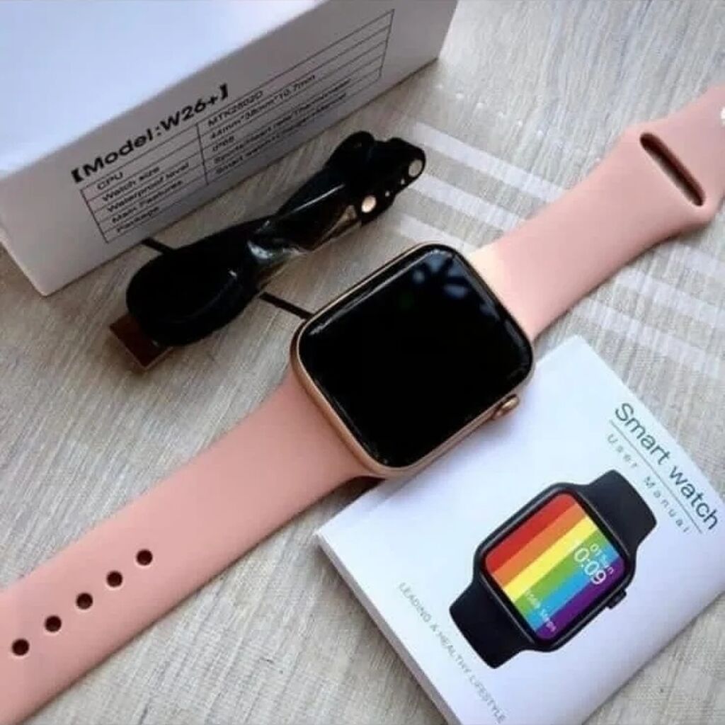 smartwatch w26 rose gold