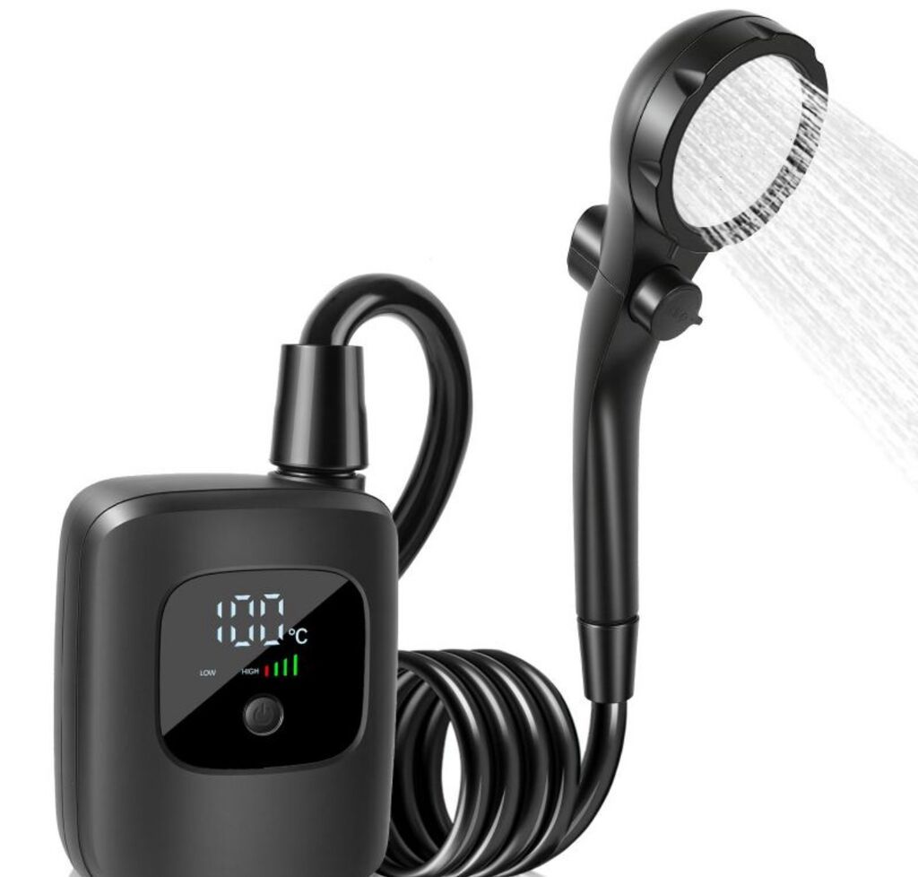 Походный переносной душ с аккумулятором Electric Outdoor Shower Купить — фото 8