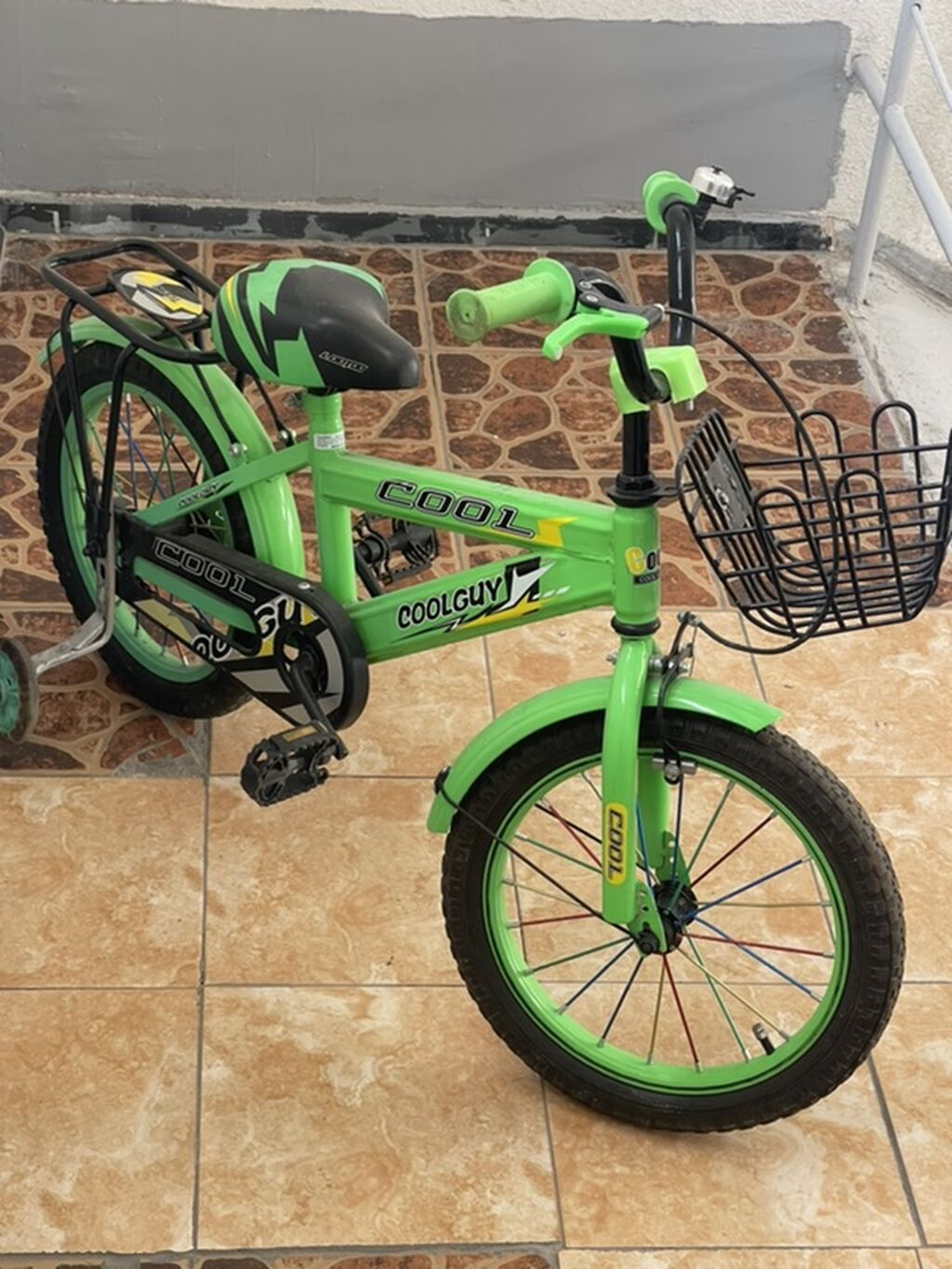 Детский велосипед COOLGUY, зеленый - Колеса приблизительно 16" с: фото 2