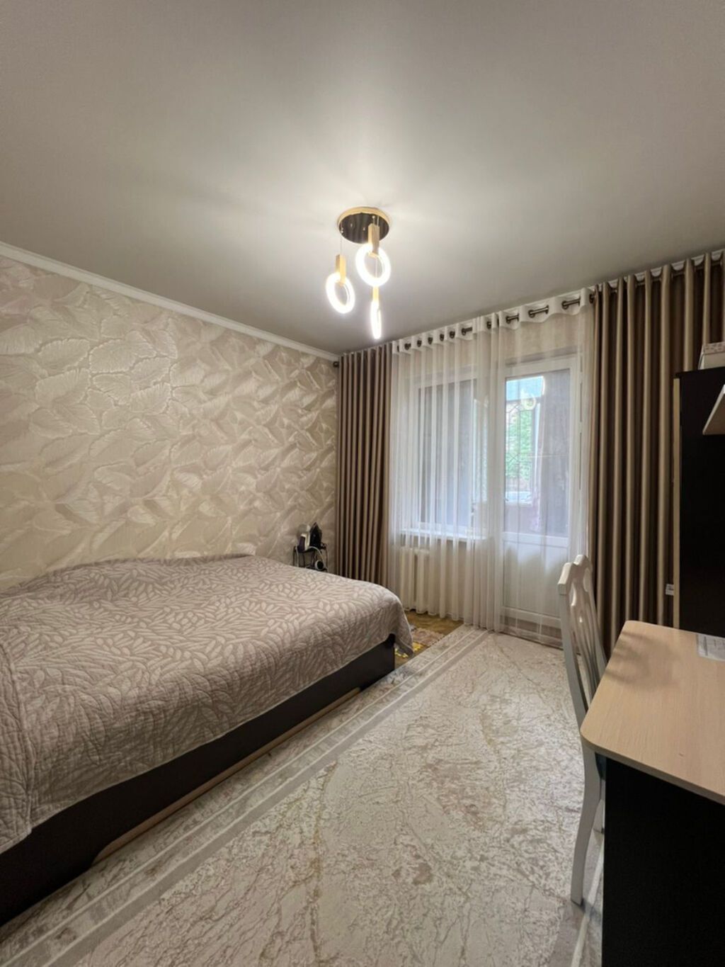 3 комнаты, 66 м², Аламедин-1 мкр 105 серия, 1 этаж, Евроремонт: фото 7