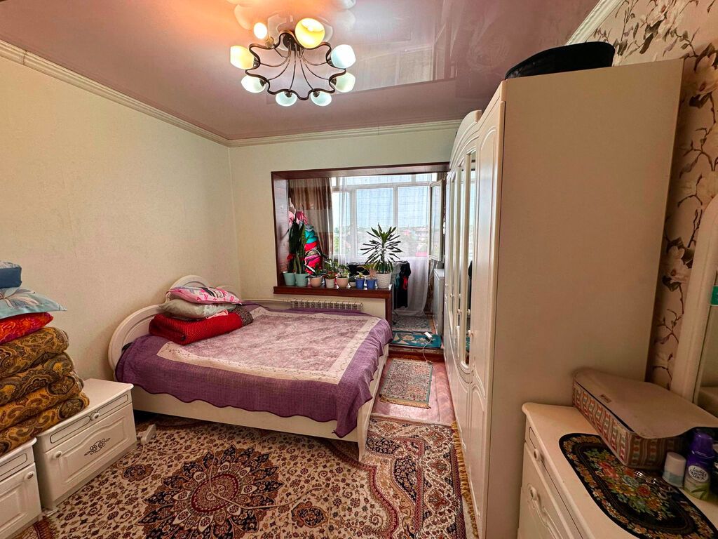 3 комнаты, 73 м², Аламединский рынок / базар 105 серия, 5 этаж, Евроремонт: фото 4