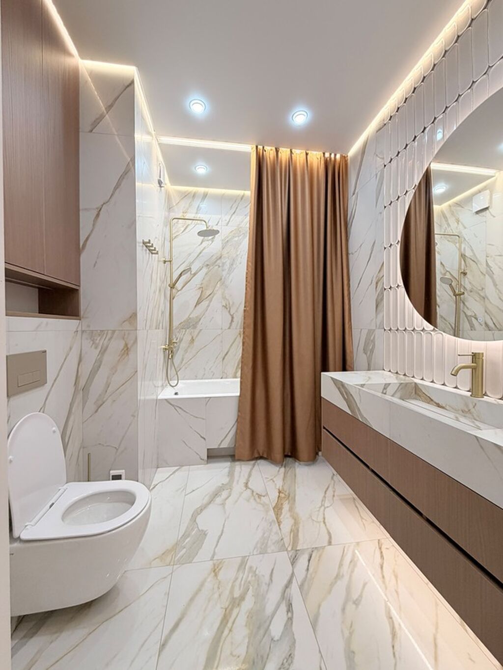 3 комнаты, 121 м², Ала-Арча ТРЦ Элитка, 7 этаж, Дизайнерский ремонт: фото 4