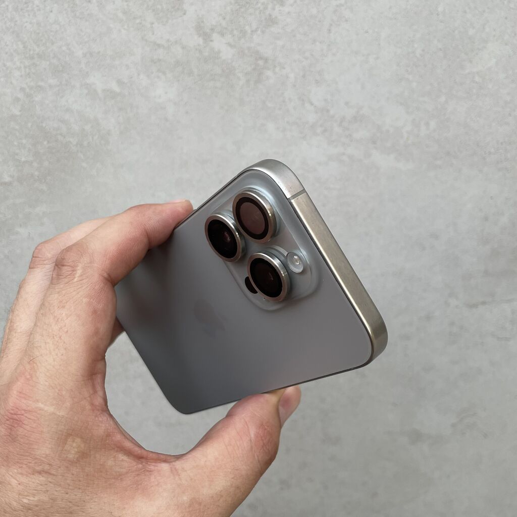 IPhone 15 Pro, Б/у, 256 ГБ, Natural Titanium, 99 %: фото 6