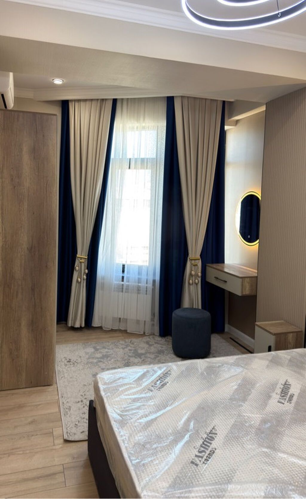 2 комнаты, 58 м², Ак-Кеме (старый аэропорт) Элитка, 13 этаж, Евроремонт: фото 5