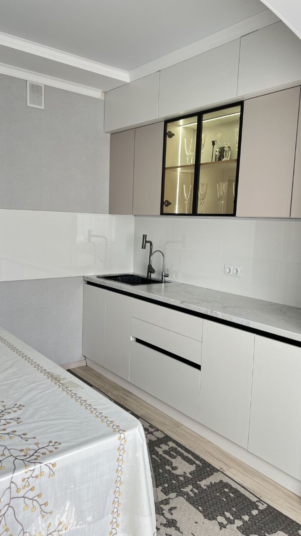 2 комнаты, 67 м², Тунгуч мкр 6 этаж, Евроремонт: фото 7