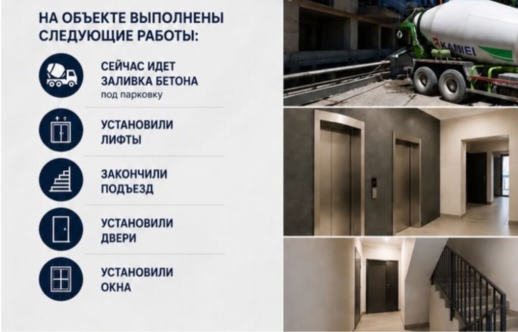 1 комната, 47 м², ул. Алматинка / Чуй Элитка, 11 этаж, ПСО (под самоотделку): фото 5