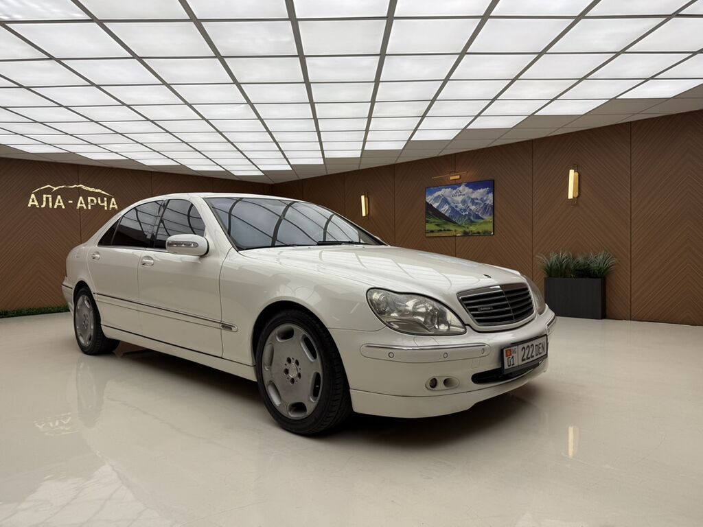 Mercedes-Benz S-Class: 2002 г., 5 л, Автомат, Бензин, Седан: фото 5