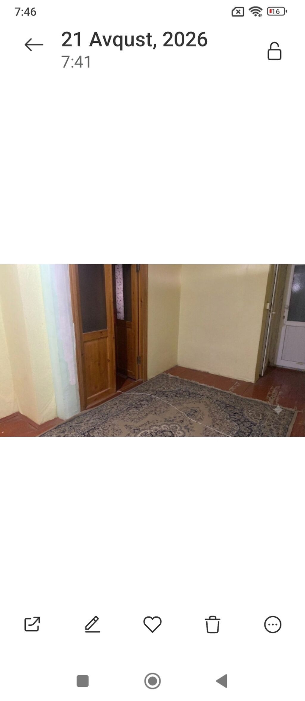 3 otaqlı, 110 kv. m, Kredit yoxdur, Təmirsiz