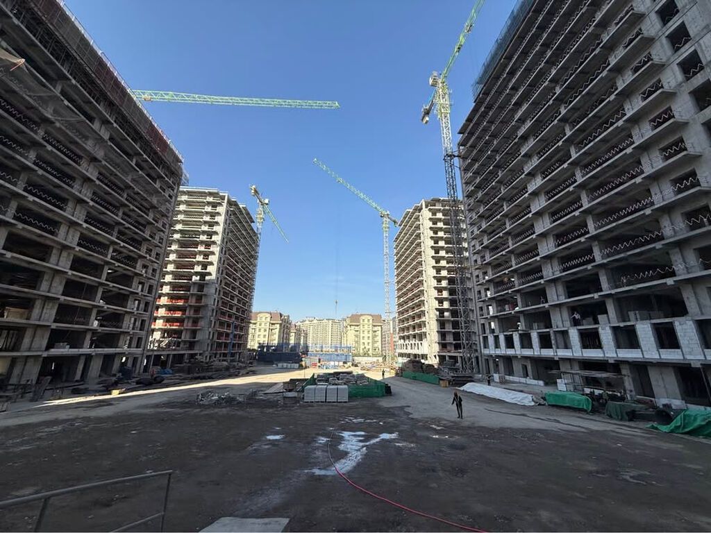 2 комнаты, 78 м², Асанбай мкр Элитка, 14 этаж, ПСО (под самоотделку): фото 2