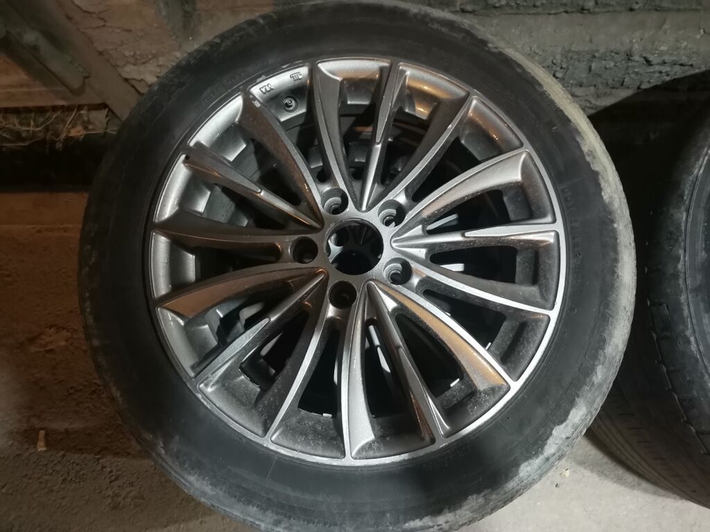 Колеса в сборе 225 / 55 / R 17, Лето, Б/у, Комплект, Легковые, Литые, отверстий - 5: фото 3