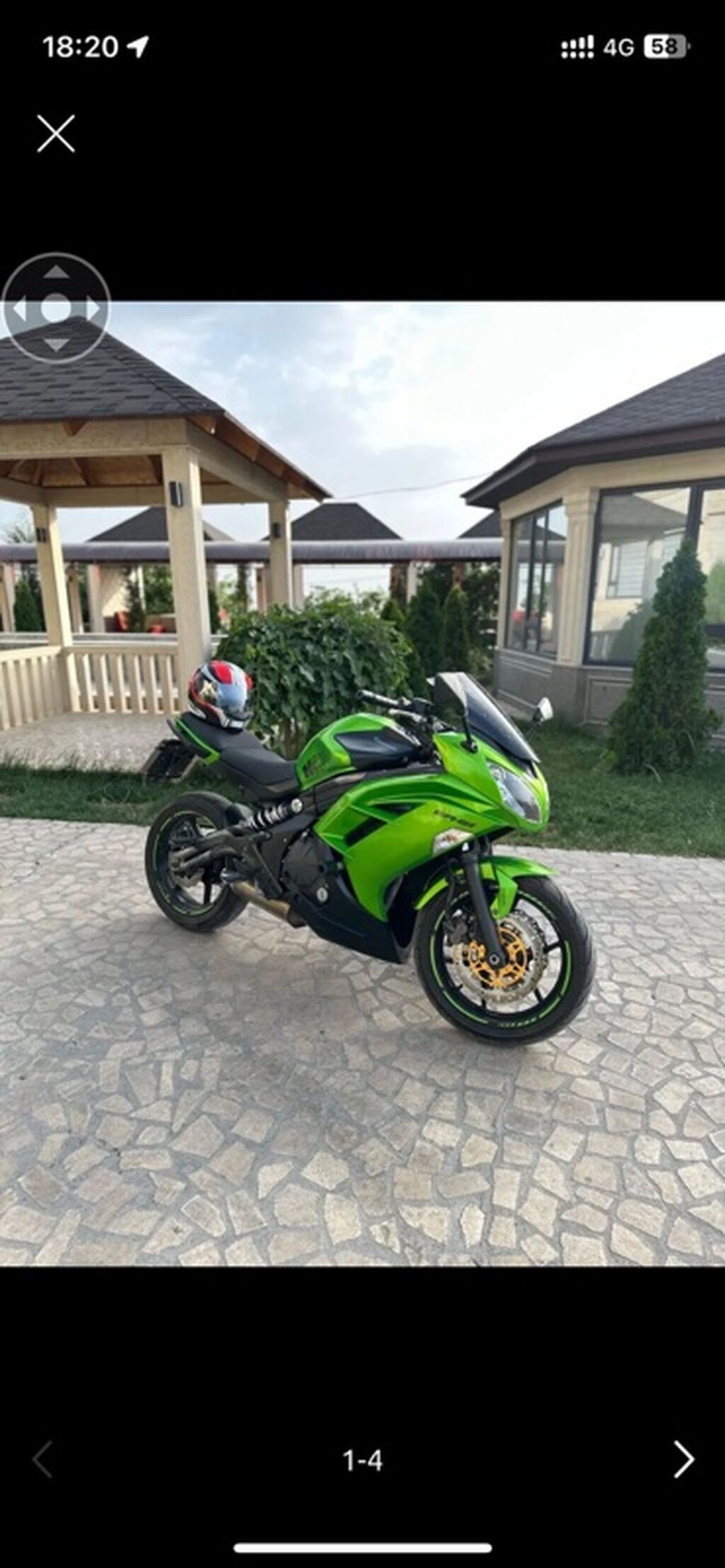 Kawasaki ER-6f 2012 (зелёный) Продаётся надёжный и бодрый мотоцикл: фото 3