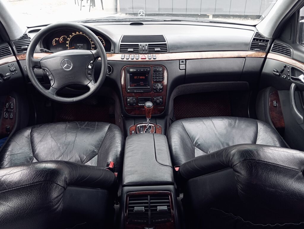 Mercedes-Benz S-Class: 2001 г., 4.3 л, Автомат, Бензин, Седан: фото 6
