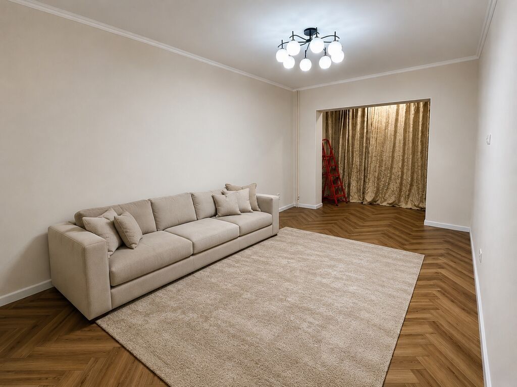 3 комнаты, 82 м², Юг-2 мкр 106 серия, 5 этаж, Евроремонт: фото 1