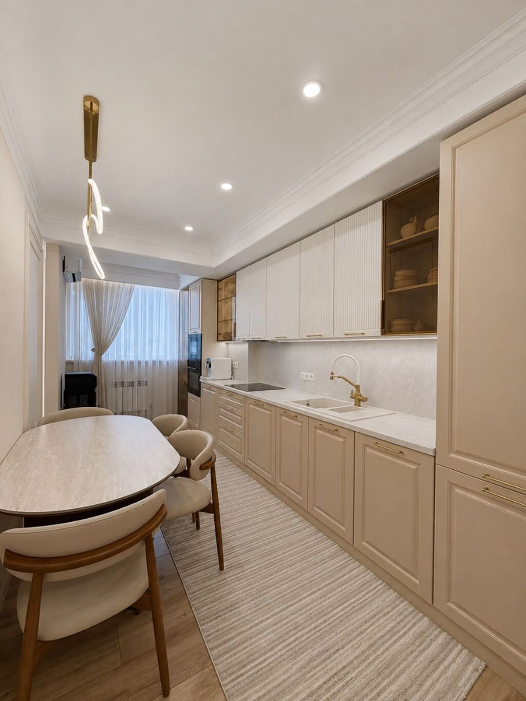 2 комнаты, 76 м², Космос Элитка, 4 этаж, Дизайнерский ремонт: фото 3